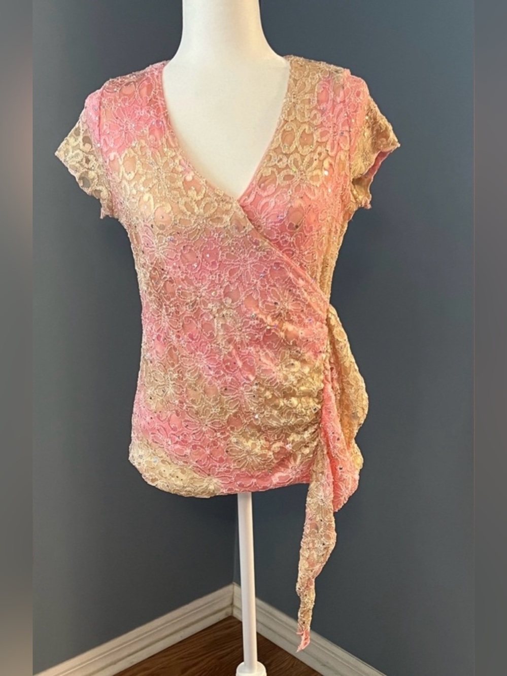 Dress Barn retro sparkly top